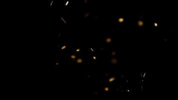 vonken in ultra slow motion (1500 fps) op een reflecterend oppervlak - sparks phantom 004 video
