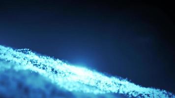 boucle de circulation abstraite de particules de lumière video