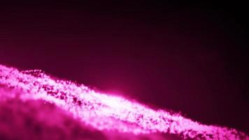 boucle de circulation abstraite de particules de lumière video