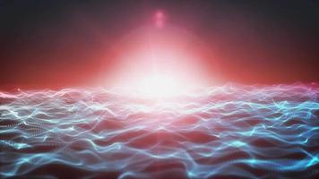 Abstract Background With Grid And Dots video