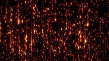 Computer Binary Code Data Falling Loop video