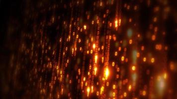 Computer Binary Code Data Falling Loop video