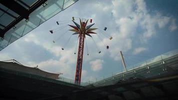 Chair Swing Ride Attraction In The Mall video