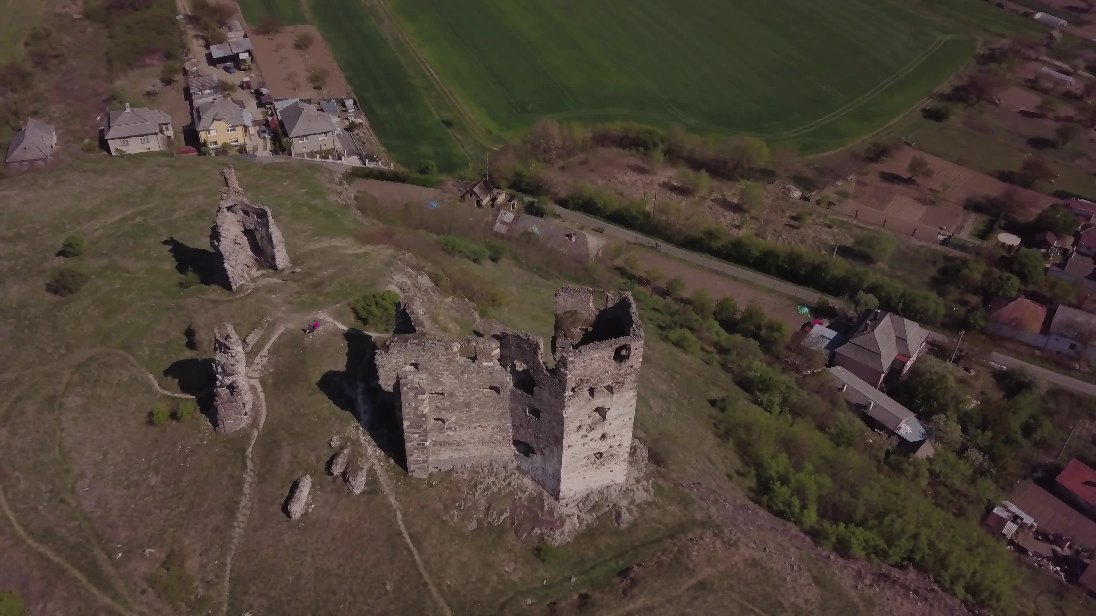 Drone Orbiting Old Castle Ruins In 4k Free Hd Video Clips Stock Video Footage Drone Orbiting Old Castle Ruins In 4k Free Hd Video Clips Stock Video Footage