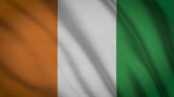 Ivory Coast Flag video