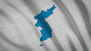 Korean Unification Flag video