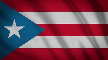 Puerto Rico flagga video