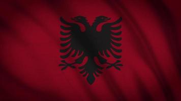 Albanien Flagge video