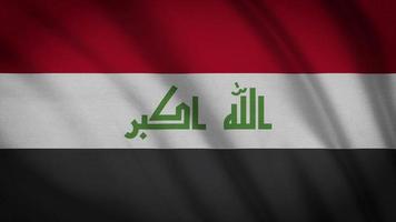 drapeau irak video