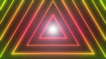 Abstract Neon Shiny Star Shape Background Loop video