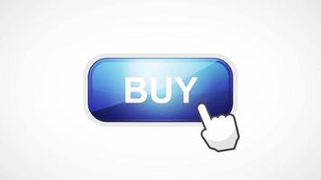 Buy Button Icon Mouse Over And Click video