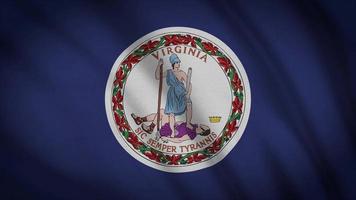 Virginia State Flag video