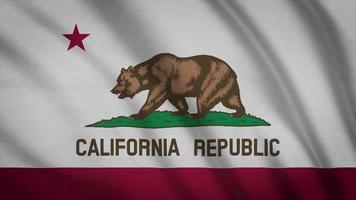bandera del estado de california video