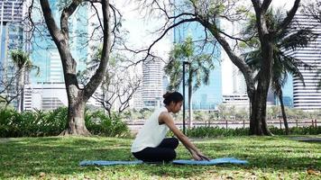 yogasport och hälsosam livsstilskoncept.