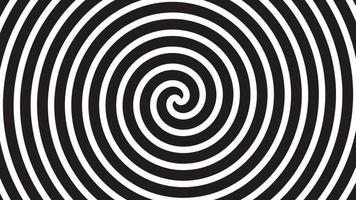 A spinning hypnotic abstract spiral loop video