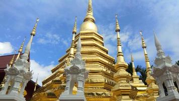 Wat pantao tempel vid Chiang Mai, Thailand video