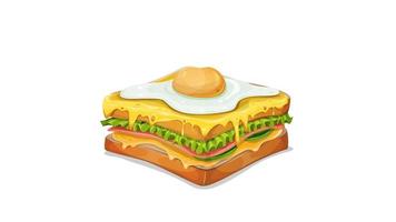 Fast-Food-Sandwich Hintergrund