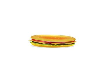 Fast Food Menu Background video