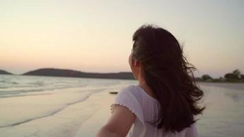 Beautiful women on the beach  video