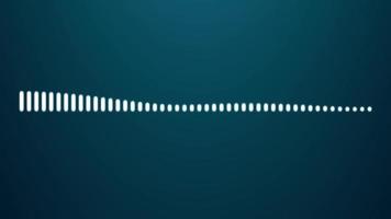 Sound-Equalizer-Effekt für digitales Audiospektrum video