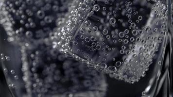 Close-up Cold Bubbly Carbonated Soft Drink with Ice video