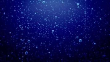 bolle sott'acqua in aumento video