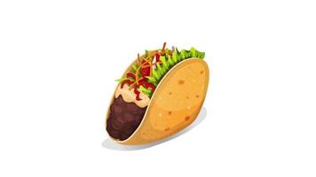 Funny Mexican Tacos Background video