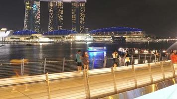 bouwen van singapore over de zee