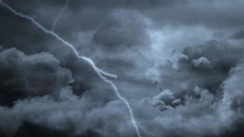 Animated Lightning Storm Background 