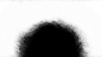 Computergenerierter Übergang schwarzer Tinte video