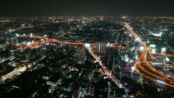 ciudad de bangkok en la noche