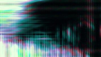 os pixels da tela da televisão flutuam com a cor e o movimento do vídeo