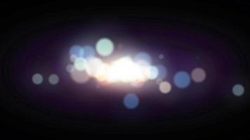 Bokeh Light Discs Pulse and Shine video
