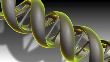 Animated DNA Strand Turns