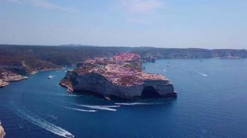 Corsican city Bonifacio in 4K