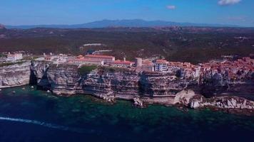 ville corse bonifacio en 4k video