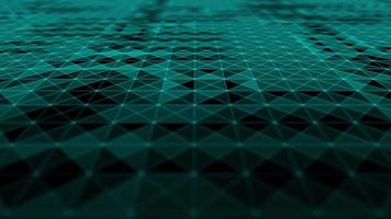 Intro futuristic 3D plexus dots and lines pattern abstract technology background video