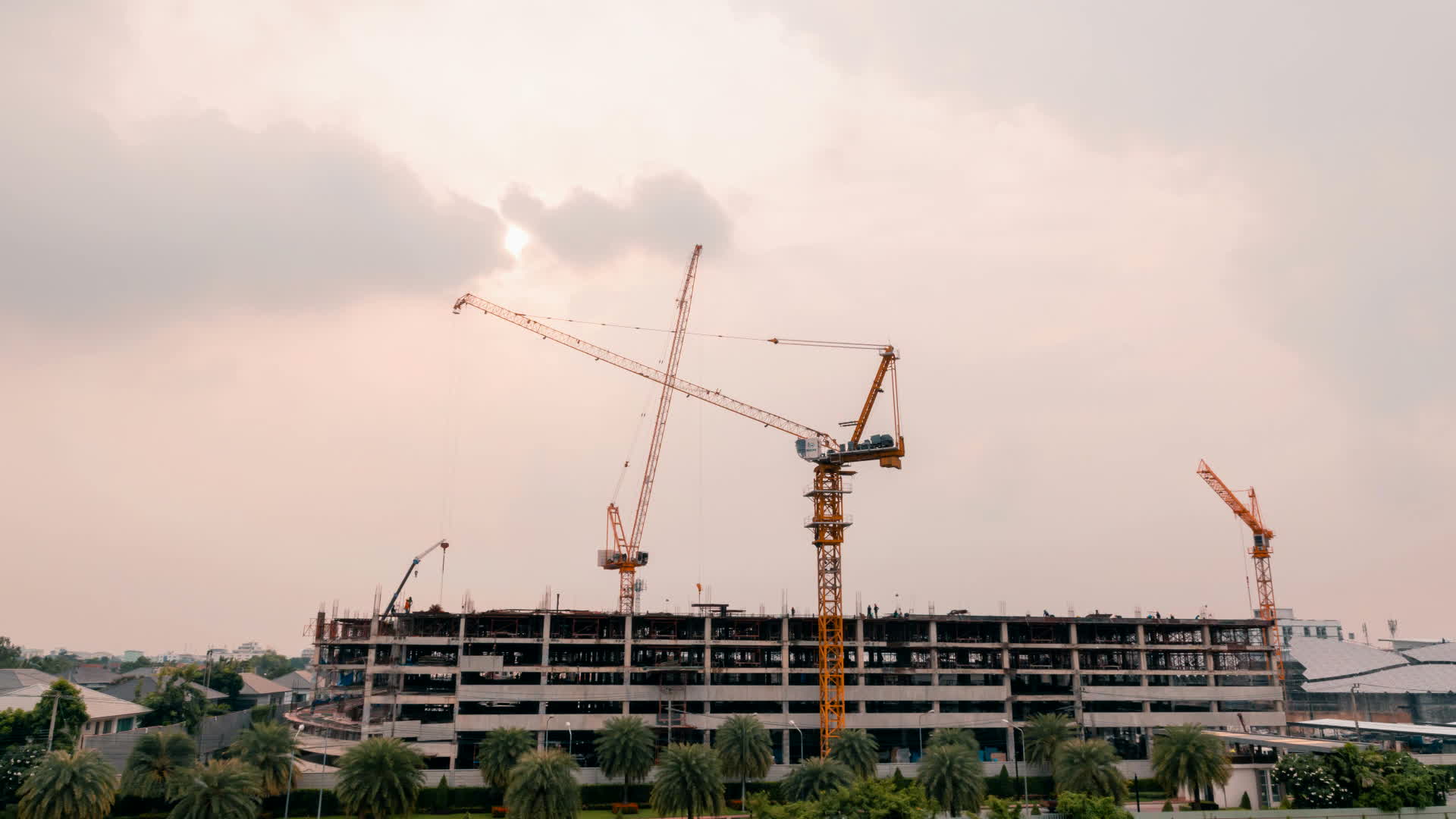 Building Construction Time Lapse Stock Video Footage for Free Download