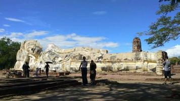Ayutthaya historischer Park buddhistischer Tempel in Thailand video