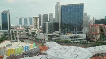 skyline da cidade de cingapura