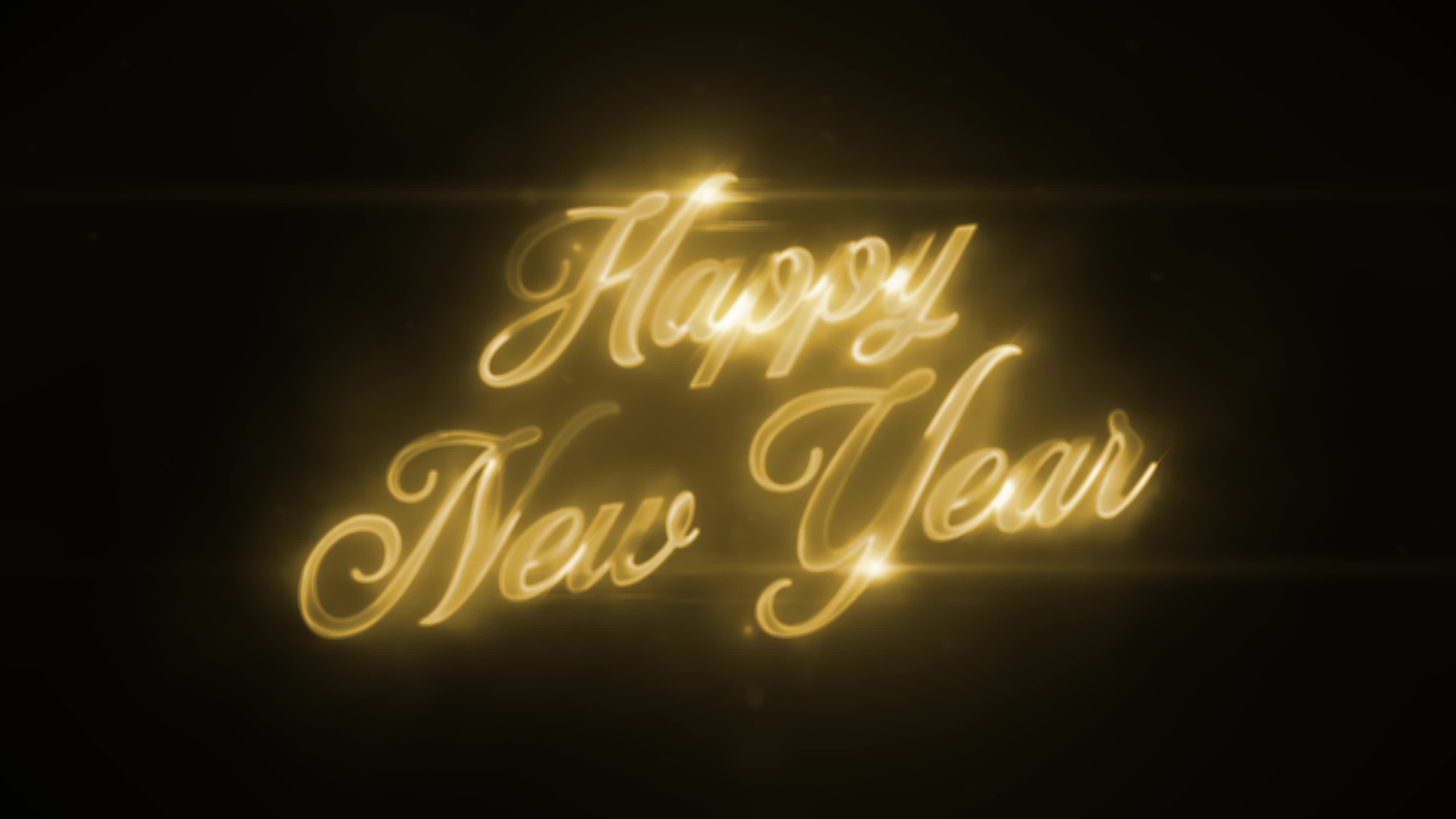 Happy New Year Background Gold Text Animation 1623955 Stock Video At Vecteezy Happy New Year Background Gold Text Animation 1623955 Stock Video At Vecteezy