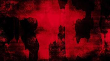 Dark Red Grunge Horror Background Loop  video