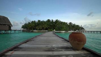 praia da ilha das maldivas video