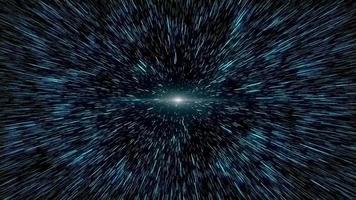 explosión espacial de partículas brillantes video