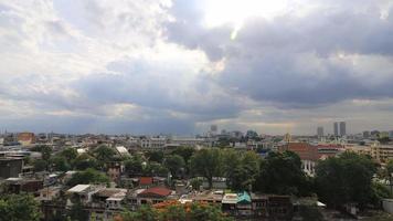Zeitraffer der Skyline von Bangkok, Thailand video