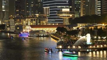 Cingapura à noite video