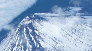 Mount Fuji Luftaufnahme video