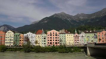 vista da cidade de innsbruck, áustria video