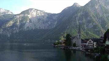 Timelapse village in Austrian Alps video