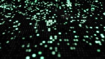 futuristisk digital teknik big data bakgrund med binära siffror video